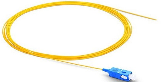 پیگتیل فیبرنوری تک رنگ SC/UPC SM 1 CORE کد G652