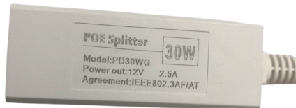 اسپلیتر PoE 12 ولت 30 وات مدل PD30WG