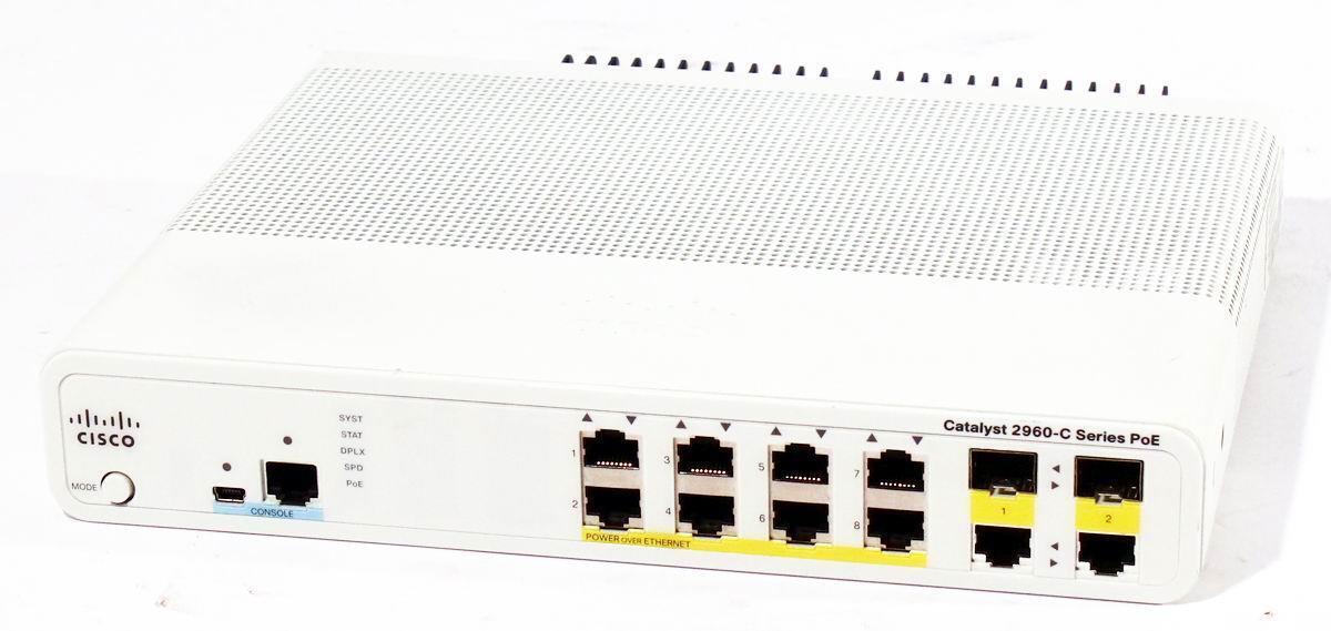 سوئیچ شبکه سیسکو 8 پورت WS-C2960C-8PC-L